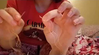 How to sew pointe shoes
