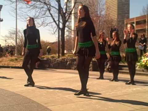 McDade Dancers Perform at the Irish Memorial at Pe...