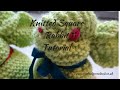 How to Make a Rabbit or Easter Bunny from a Knitted Square