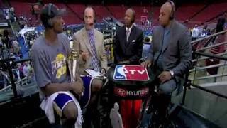 TNT Interviews Kobe right after the WIN !!