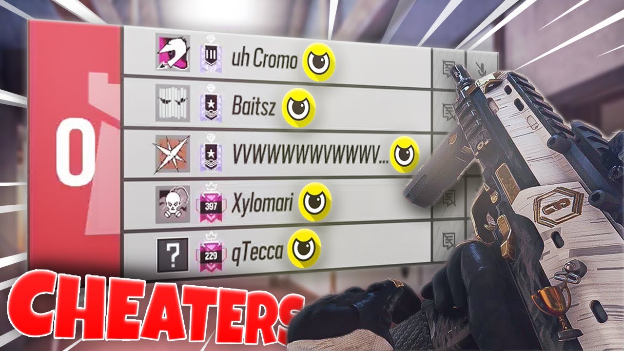 Exposing Cheaters In Rainbow Six Siege - YouTube
