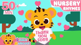 Thank You Song + Itsy Bitsy Spider + more Little Mascots Nursery Rhymes & Kids Songs