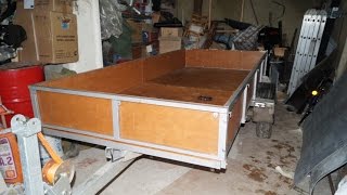 видео: Прицеп из лодочного в бортовой разборный картинка: Прицеп из лодочного в бортовой разборный