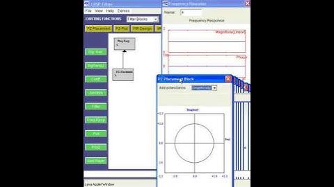 Java-DSP: Pole-Zero Placement