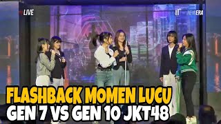 Ngakak!! flashback momen lucu gen 7 JKT48 vs gen 10 JKT48, Chika dan Freya JKT48 disuruh nurut