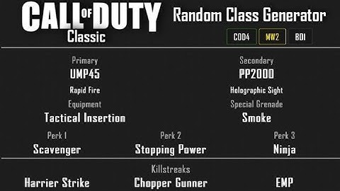 MW2 - Skidrow Ground War Domination (36-19) Random Class Generator #182 [2022]