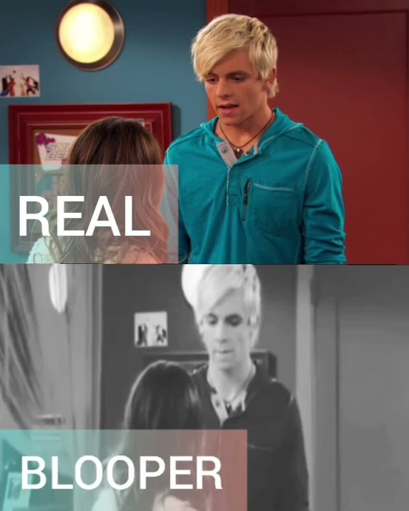 Austin and ally Season 3 episode 12 real scene vs blooper 😂