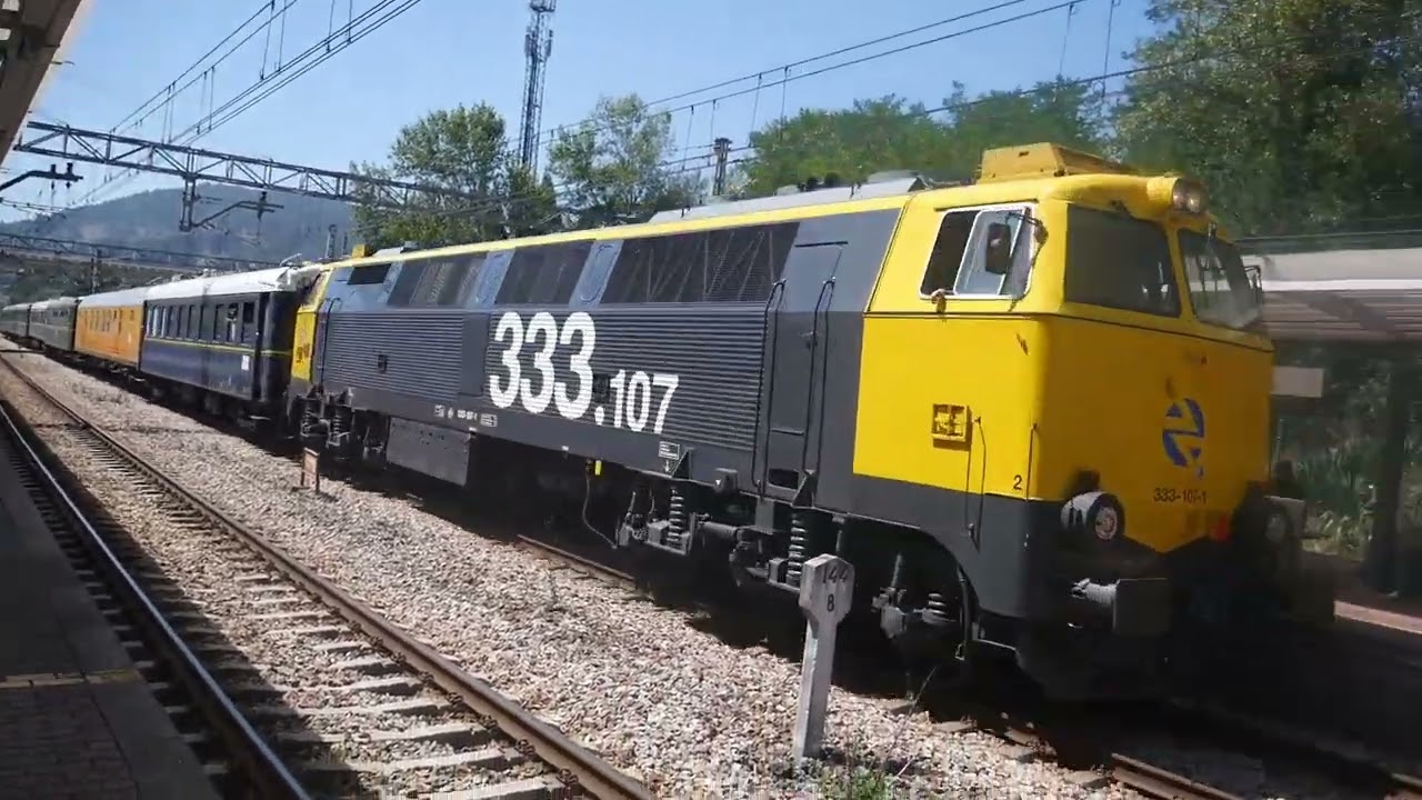 ALSA Tren histórico Rampa de Pajares con distintas locomotoras Agosto 2024