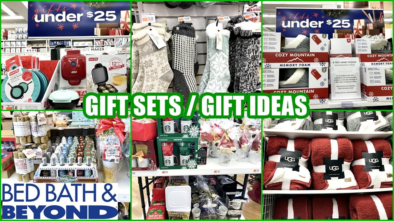 BED BATH & BEYOND CHRISTMAS GIFT SETS GIFT IDEAS Shop with me 2020