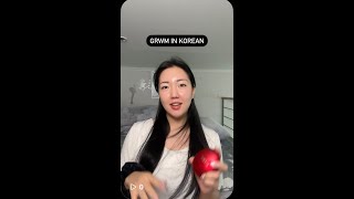 GRWM in korean!