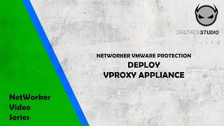 14. NetWorker VMware Protection - Deploying a vProxy appliance screenshot 1