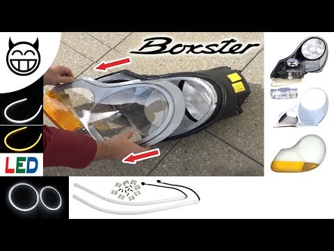 🛠 Comment décoller le verre du phare et installer des LED - Tuto Boxster 986 & Porsche 996