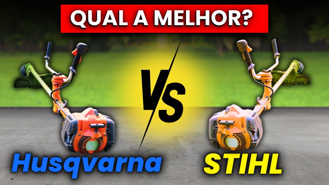 ROÇADEIRA STIHL FS 120 vs HUSQVARNA 131R: Qual é a Melhor ROÇADEIRA PROFISSIONAL à Gasolina?