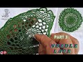 Unique needle lace diy  step by step tutorial  beginners needle lace  part 3