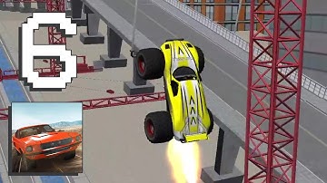 Stunt Car Jumping Level 9 - Gameplay Walkthrough [Android, iOS Game] [part 6]