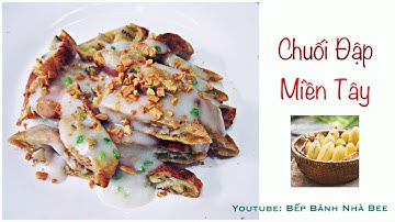 CHUỐI ĐẬP MIỀN TÂY - Nướng chuối bằng nồi chiên không dầu,nước cốt dừa thơm ngon đến giọt cuối cùng