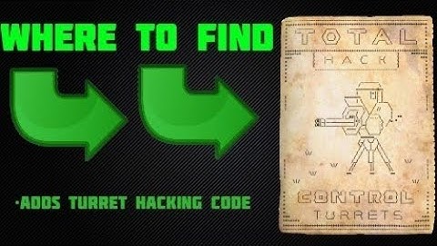 Fallout 4 : Where To Find Total Hack (Control Turrets)