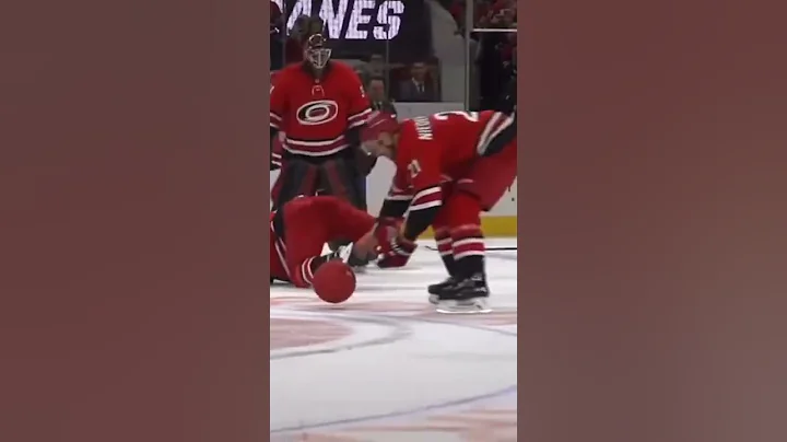 No way the NHL did this. Best warmup ever haha. #hockey #tiktok #youtube #youtubeshorts #funny #fyp