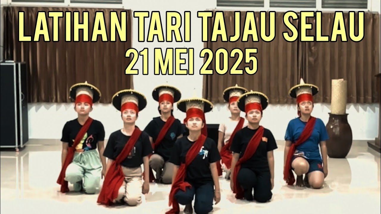 Latihan Tari Tajau Selau | Juara 1 Lomba Tari Kreasi Pekan Gawai Dayak Kalbar XXXIX Mei 2025