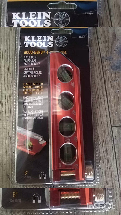 unboxing only 935AB4V torpedo level #kleintools #electrician #construction #everything #shopee