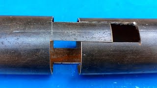 Round Tube Joint Tricks // Metal Pipe Welding