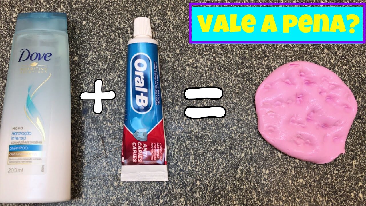 3 Formas de Fazer Slime Usando Apenas Xampu e Pasta de Dente