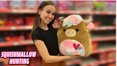 SQUISHMALLOW HUNTING!! 💌VALENTINE SQUISHMALLOWS, ❓MYSTERY SEA COWS, AND TARGET EXCLUSIVES!!💓