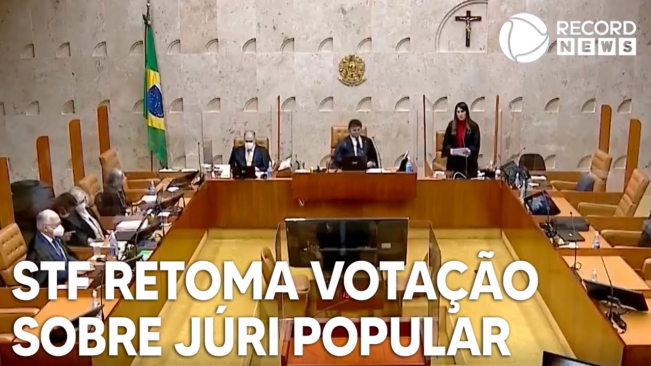 STF retoma votação sobre condenados em júri popular