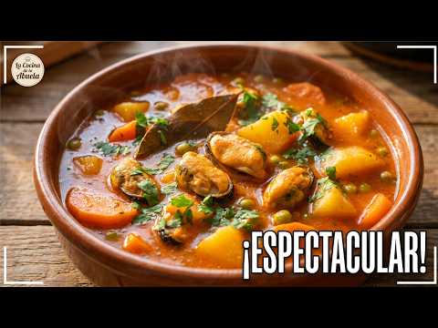 With 2 CANS of MUSSELS 🦪😱 I make a MEAL for 10 PEOPLE | Easy and ready in 35 MINUTES