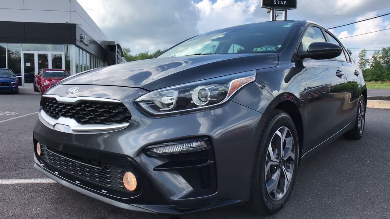 2019 Kia Forte LXS Gravity Gray 2.0L I4 DOHC Dual CVVT IVT 4D Sedan