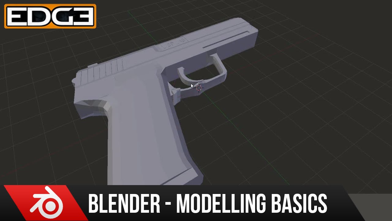 How To Make A Gun In Blender