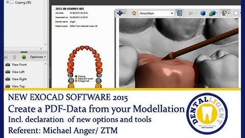 EXOCAD TUTORIAL - ENGLISH -  2015 - Create a pdf from your modellation