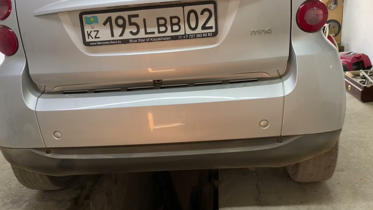 Smart Fortwo 450 451 замена масла в коробке передач how to change oil