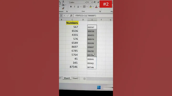 Leading Zeros Tricks In Excel 😎 | Best Excel Tips And Tricks 🔥 #shorts #howto #excel #tips #bytetech