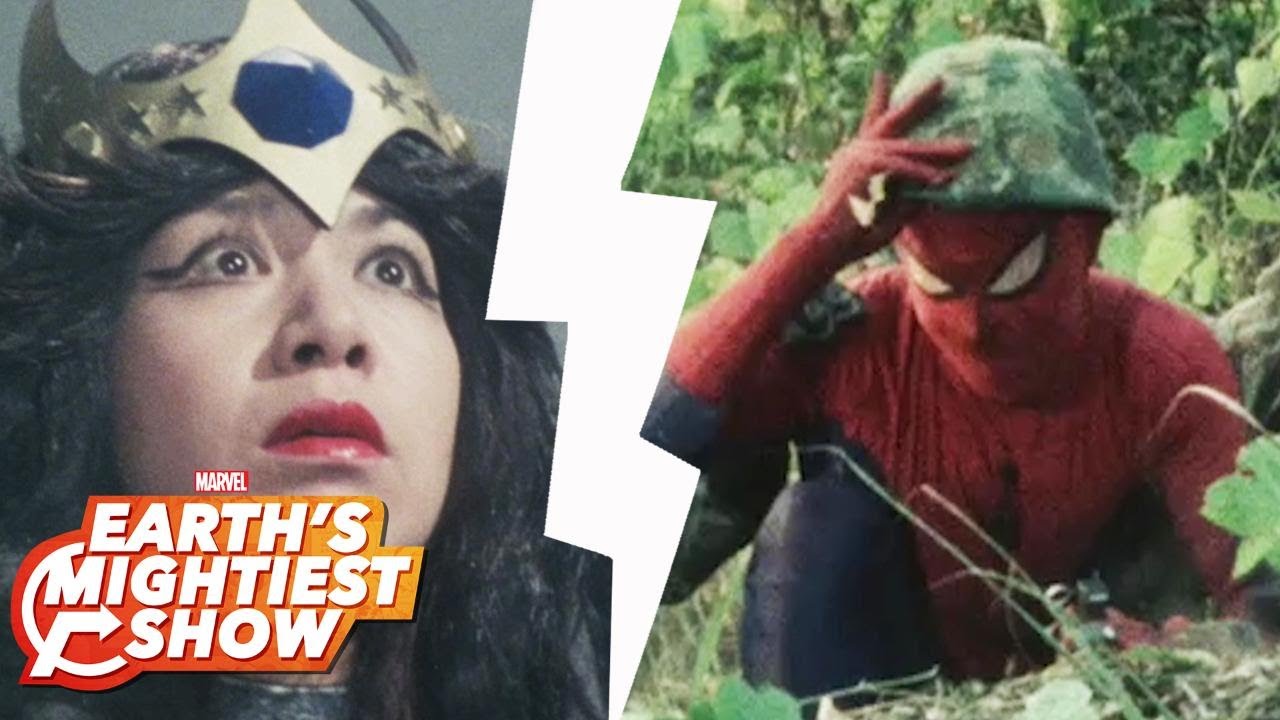 1970s Japanese Spider Man Entrances Earth S Mightiest Show Youtube