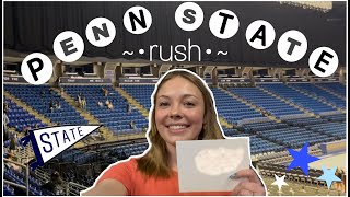 Penn State Sorority Rush Vlog :)