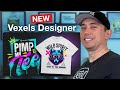 Vexels Designer and Pimp My Tee Contest. Full Tutorial of Vexel's New Graphics App