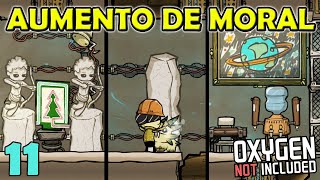 AUMENTO DE MORAL | #11 Oxygen Not Included Ciclo 106-117 MUNDO TERRA | ESPAÑOL