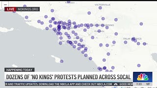 No Kings Day protests planned around Los Angeles