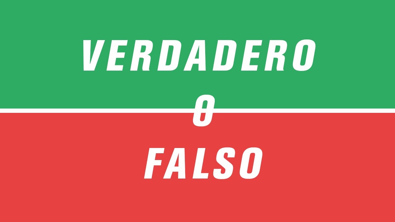 Verdadero o Falso - YouTube