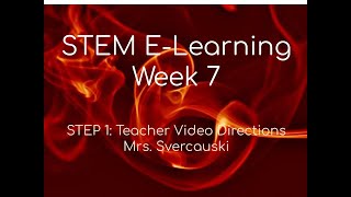 Week 7 STEM elearning