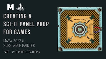 How to Create A Sci-Fi Panel Prop for Games in Maya 2022 | Hard-Surface Modeling Tutorial | Part - 2
