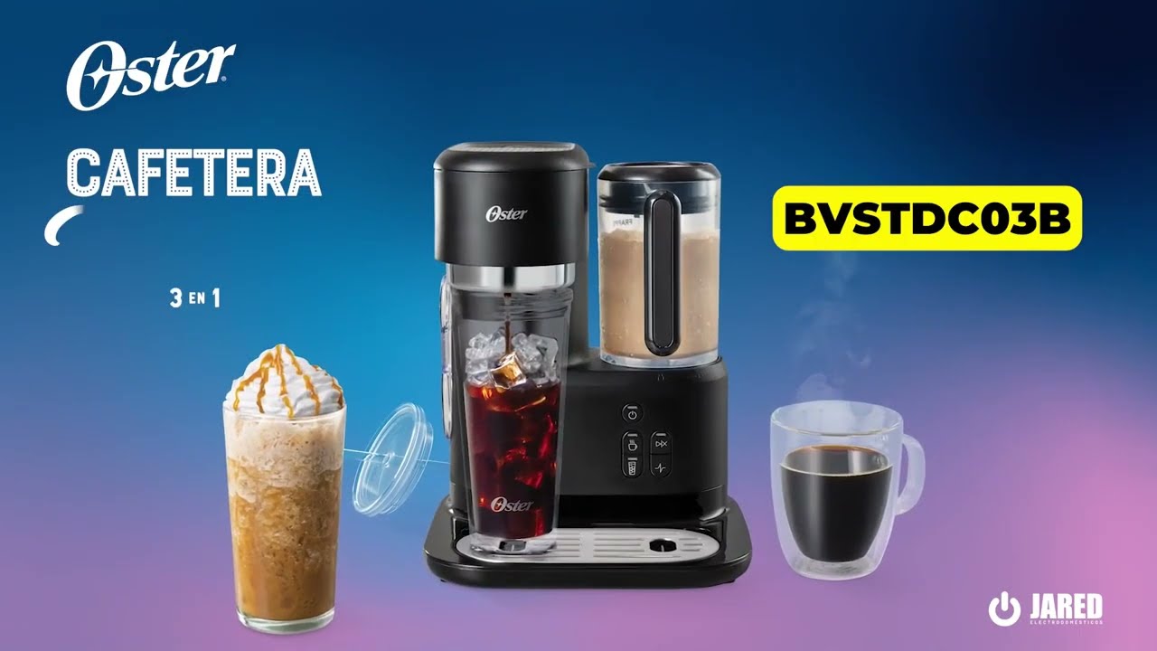 Cafetera frappé Oster®con licuadora BVSTDC03B - Oster