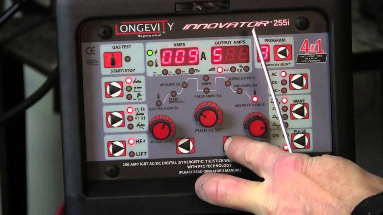 Longevity INNOVATOR 255i - 250Amp AC/DC TIG Welder, 40Amp Plasma Cutter - Part 3: AC Welding