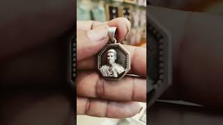 Shivaji Maharaj pendal silver #925silver #925 #916 #916hallmark #silver #shorts #shortvideo