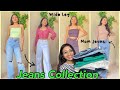 Jeans Collection 2022 | Jeans collection short girl | high waist jeans haul | H&M Jeans | Zara Jeans