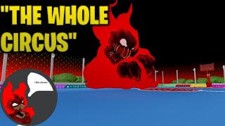 HOW TO GET THE WHOLE CIRCUS BADGE AND THE HELL CLOWN MORPH IN friday night funkyn' RP (ROBLOX)