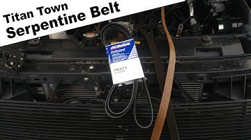Nissan Titan Serpentine Belt | How to Replace the Serpentine Belt in a Nissan Titan or Armada VK56