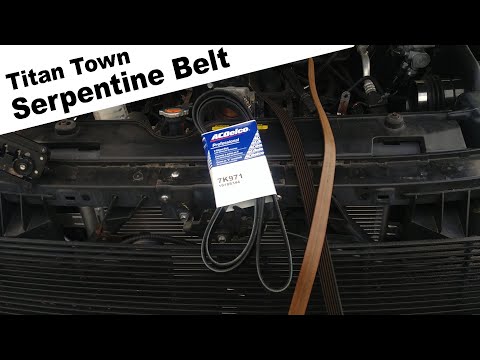 Nissan Titan Serpentine Belt | How to Replace the Serpentine Belt in a Nissan Titan or Armada VK56