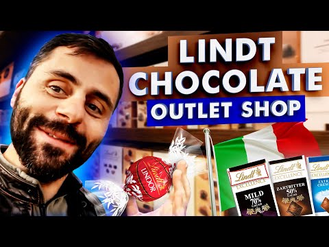 Элитный швейцарский шоколад🍫Lindt Chocolate Outlet Shop в Италии